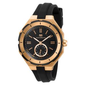 Relgio feminino TechnoMarine Cruise Sea Lady Swiss Ronda 1069 calibre - 37,5 mm. Preto ZG-TM-118010