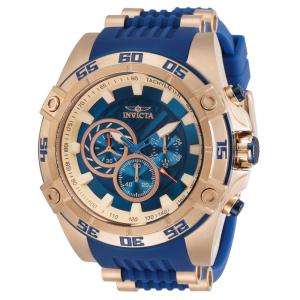 Relgio Speedway Masculino - 52mm. Rosa ouro. Azul 30110