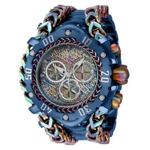 Relgio masculino Reserve Gladiator 0,12 quilates diamante suo Ronda Z60 calibre - 58,3 mm. Azul escuro. Iridescente