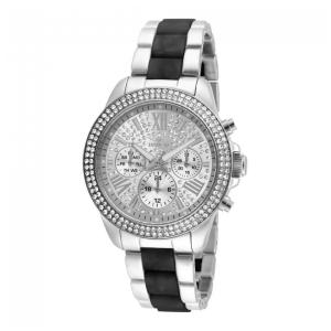 Relógio Feminino Invicta Angel 38mm em Aço com Pulseira Preta 20510