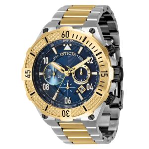 Relógio Masculino com Pulseira de Aço Inoxidável Invicta Aviator, Aço, Ouro 40510