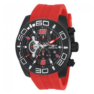 Relgio masculino profissional - 50 mm. Vermelho 22810