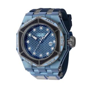 Relgio masculino Reserve Carbon Hawk Automtico - 54,5 mm. Preto. Azul ZG-38910