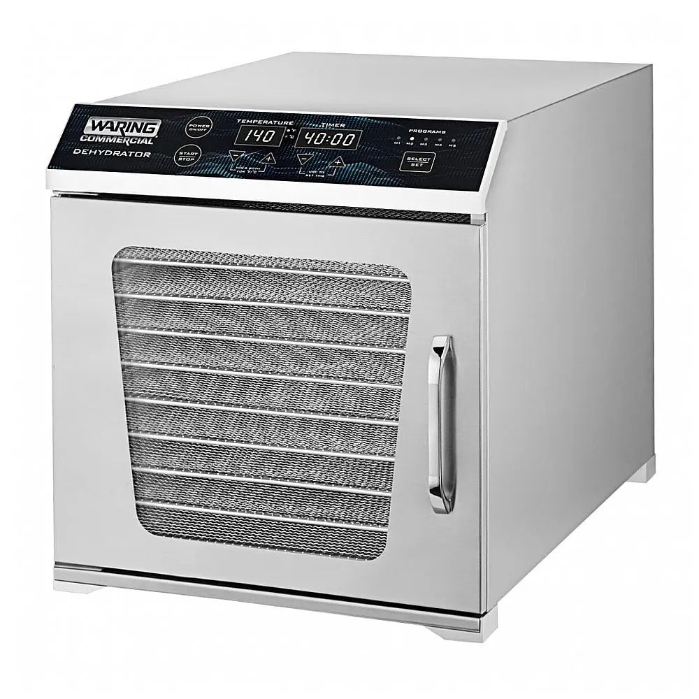 Waring WDH10 Desidratadora de Alimentos 10 Bandejas Inox 110V - 1,3 m² 32-82°C