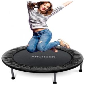 Cama Elastica com Almofada de Segurança para até 100 kg, ANCHEER US01ASP003424BL, Azul