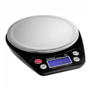 Balança Digital Porcionadora Galaxy PCR10 Plataforma Redonda Aço Inoxidável Capacidade 4,5 kg