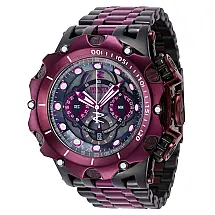 Relógio Invicta Reserve Automático Masculino com Mostrador Madrepérola 51mm, Preto, Borgonha 43020