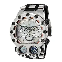 Reserve Bolt Zeus Magnum Swiss Ronda 5050.E Relgio masculino calibre com mostrador madreprola - 52 mm. Ao. Preto
