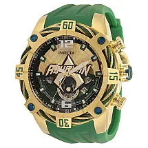 Relgio masculino DC Comics Aquaman - 52 mm. Verde 35120