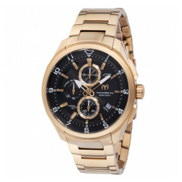 Relógio Masculino TechnoMarine Ocean Quantum 44mm, Dourado TM318120