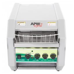 Torradeira de Esteira APW Wyott 3TE4350L120 com Abertura e Controles Analógicos 120V