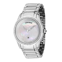 Relgio feminino Pro 0,38 quilates com diamante e mostrador em madreprola - 38 mm. Ao 43320
