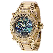 Relgio feminino Gladiador de diamante de 1,08 quilates com mostrador Abalone - 43,2 mm. Ouro 41420