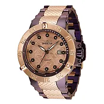 Subaqua Noma III 0.05 Carat Diamond Automtico Men s Watch w por Meteorite Dial - 50mm. Rosa ouro. Marrom 35620