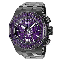 Relgio masculino Reserve Carbon Hawk Swiss Ronda 8040.N calibre - 54,5 mm. Preto 38920