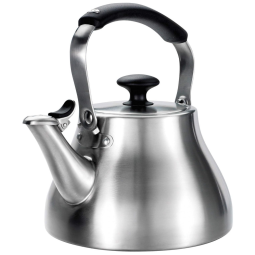 Chaleira de chá clássica BREW aço inoxidável escovado, OXO 1479500
