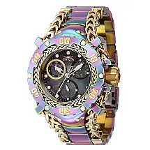 Relgio feminino gladiador com mostrador em madreprola - 43,2 mm. Ouro. Iridescente 41130