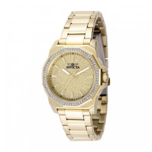 Relógio Feminino Invicta Speedway 34mm, Dourado 49130