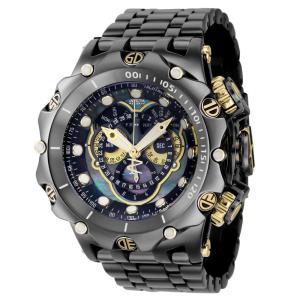 Relgio masculino Reserve Venom Viper Swiss Ronda 5040.F calibre com mostrador em madreprola - 51 mm. Ouro. Preto 39330