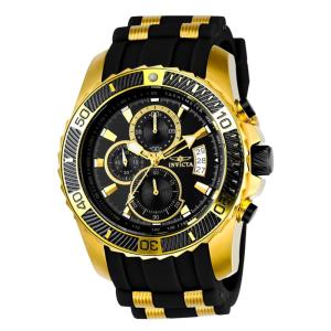 Relógio Masculino Pro Diver SCUBA, Invicta 22430, Preto e Dourado
