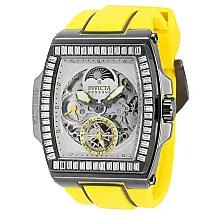 Relógio Masculino Invicta Reserve S1 Rally Diablo Automático 51, Amarelo e Cinza 43430