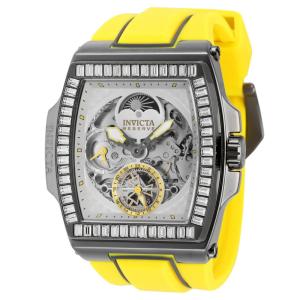 Relógio Masculino Invicta Reserve S1 Rally Diablo Automático 51, Amarelo e Cinza 43430