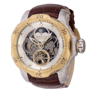 Reserve Venom Relógio Automático Masculino com Mostrador - 53,7mm. Marrom ZG-44430