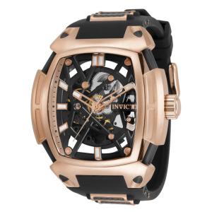Relgio masculino S1 Rally Diablo Automtico - 53 mm. Preto. Ouro rosa ZG-34630