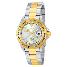 Relógio Feminino Angel, Invicta 14730, Prata e Dourado