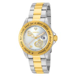 Relógio Feminino Angel, Invicta 14730, Prata e Dourado
