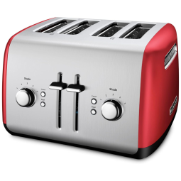KitchenAid Torradeira, c, 4 fatias, 1800W, 110V, vermelha