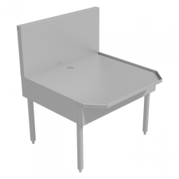 Suporte Advance Tabco PRFD-30 Prestige em aço inox para máquinas de bebidas congeladas, 76 x 76 cm