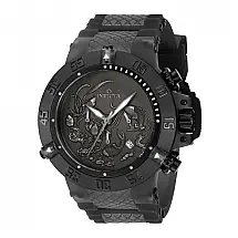 Relógio Masculino Invicta Subaqua Skull 50mm, Preto, Cinza Escuro ZG37040
