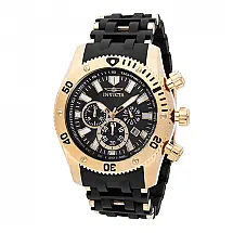 Sea Spider Swiss Ronda 5040.D Relgio Masculino Calibre - 50mm. Ouro. Preto 0140