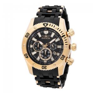 Sea Spider Swiss Ronda 5040.D Relgio Masculino Calibre - 50mm. Ouro. Preto 0140