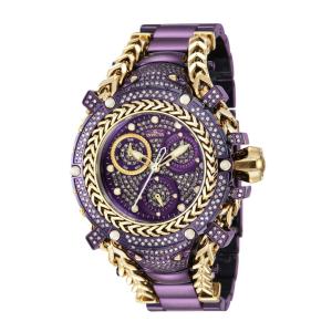 Relgio feminino Gladiator 1,66 quilates com diamantes - 43,2 mm. Ouro. Roxo 42240