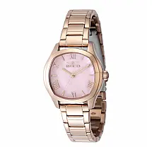 Relógio Feminino Invicta Wildflower com Mostrador Madrepérola 32,5mm, Dourado Rosé 48240