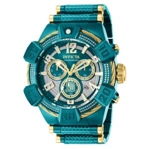 Relgio masculino Jason Taylor 0,45 quilates diamante suo Ronda Z60 calibre - 52 mm. Ouro. Verde 40440