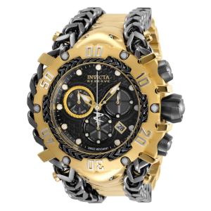 Relógio Masculino Reserve Gladiator, Invicta 34440, Dourado e Preto
