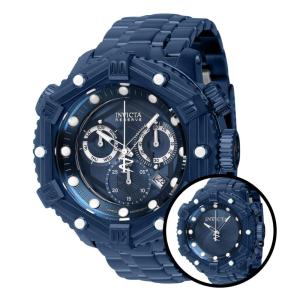 Relógio Masculino Analógico de Quartzo 53mm, Invicta Reserve Huracan Shutter Swiss 41740, Azul