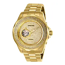 Relógio Masculino Automático Pro Diver 2,05 quilates com Diamante, Invicta 27740, Dourado