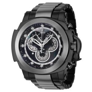 Reserva Jason Taylor Swiss Ronda 5040.F Relgio masculino calibre com mostrador em madreprola - 48 mm. Preto. Titnio