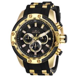 Relógio Masculino Speedway SCUBA, Invicta ZG 25940, Preto e Dourado