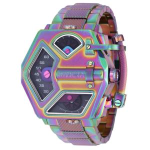 Relógio Masculino Mecânico Akula com Pulseira em Aço Inoxidável, Invicta 39940, Iridescente