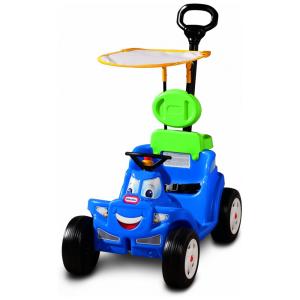 Quadriciclo de Passeio Infantil 2 em 1 para Crianças de 1 a 4 Anos, Little Tikes, Azul