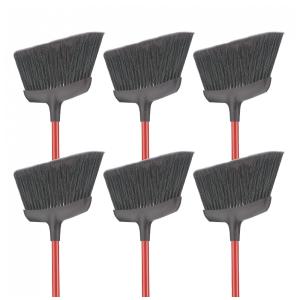 Vassoura Profissional Angular com Cabo de Aço Libman 994, Vermelha