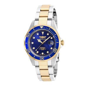 Relógio Masculino Invicta Pro Diver 37.5mm em Aço com Detalhes em Ouro 17050