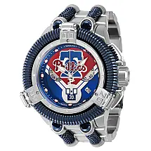 Relgio masculino calibre MLB Philadelphia Phillies Swiss Ronda Z60 - 50 mm. Ao. Azul Escuro 43150