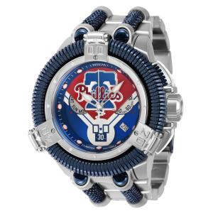 Relgio masculino calibre MLB Philadelphia Phillies Swiss Ronda Z60 - 50 mm. Ao. Azul Escuro 43150