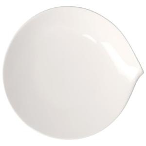 Prato de Jantar para Todas as Ocasiões com Estilo Moderno, Formato Curvo e Material de Porcelana, Villeroy Boch, Branco